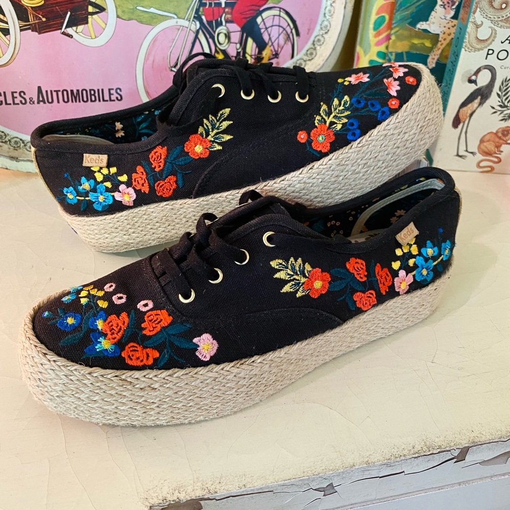 Keds x Rifle Paper Co. Triple Kick Wildwood Sneaker